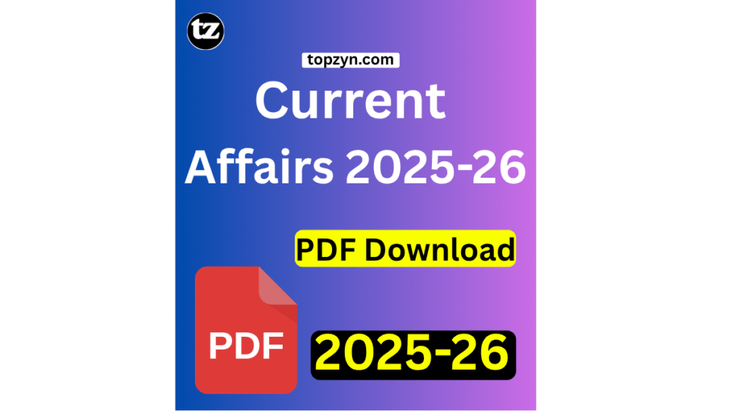 Current Affairs 2025