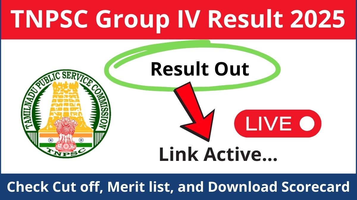 TNPSC Group IV Result 2025